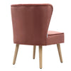 Scallop Back Armchair Cocktail Sofa Accent Seat Living Bedroom Cafe Lounge Sofa