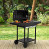 Black XL BBQ Charcoal Grill Barbecue Smoker Garden Outdoor Cooking Grill Steel