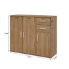 Sideboard Cabinet Cupboard Unit Storage Furniture With Drawers & Doors 4 Colors