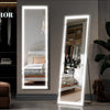 160x50cm LED Full Length Mirror Touch Sensor 3 Color Modes for Bedroom Bathroom