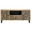 TV Cabinet Stand Entertainment Centre Media Unit Solid Wood Mango vidaXL