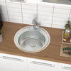 Single/Double Bowl Kitchen Sink Stainless Steel Undermount Drainer Waste Kit NEW