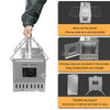 Portable Wood Burning Cooking Stove Camping Bell Tent Heating Stove with Pipes