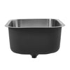 Undermount Stainless Steel Kitchen Sink Single Bowl Small Sinks 580x460x225mm