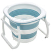 Adult Portable Folding Bathtub Water Tub Bathroom Spa Bath Bucket Soaking Bucket
