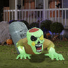 5FT Halloween Inflatables Ghost Tombstone Blow Up Outdoor Built-In LED Light