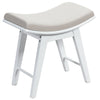 Dressing Chair Wooden Make-Up Stool Bedroom Vanity Bench With Sponge