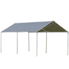 3m x 6m Heavy Duty Carport Garage Car Shelter Galvanized Steel Open Tent