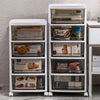4/5/6 Tier Rolling Tower Storage Unit Trolley Chest Drawer Home Office Organizer
