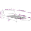 Bed Frame with Headboard 90x190 Solid Wood Pine F2W4
