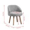 Set of 2 Accent Tub Chairs Occasional Lounge Sofa Chair for Living Room Bedroom