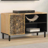 Solid Wood TV Stand/Media Unit 80x31x46 - Retro Style Cabinet with W1E6