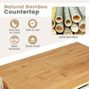 Rolling Kitchen Storage Trolley Cart Cupboard Island Shelves W/ Drawer &Handle
