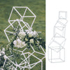 Geometric Metal Frame Flower Stand Pedestal Rack Wedding Centerpiece Stage Deco