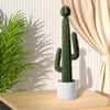 Artificial Cactus Succulent Plant Realistic Potted Tree AntiUV Home Office Decor