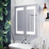 LED Bathroom Mirror Cabinet with Lights Infrared Sensor Switch Shelf 600 x 700mm