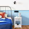 Bedside Table Cabinet with Drawer Side End Table Coffee Tea Table Bedroom Home