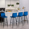 2 Pcs Breakfast Bar Stools High Counter Chair Kitchen Pub Restaurant Barstool