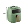 Green Air Fryer 8L Healthy Cooker Low Fat Oil Free Electric Oven Frying Chips UK