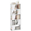 Bookcase 5-Tier Tall Bookshelf Shelving Unit Book Storage Rack for Living Room
