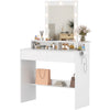 LED Dressing Table with 9 Bulbs & 2 Drawers Modern Vanity Table