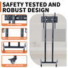 Extra Large Floor TV Stand TV Mount Adjustable Height Free Standing Home Office