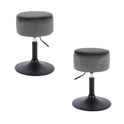 2x 360° Swivel Bar Stools Gas Lift Adustable Height Barstools Breakfast Cafe Pub