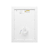 Bathroom LED Mirror with 3 Colours Dimmable Lights/Clock/Touch Switch/Demister