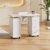Manicure Table Makeup Dressing Station Nail Desk Workstation Storage Equipment