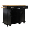 Kitchen Trolley Cart Rolling Island Cart Serving Cart Large Storage Wine Rack