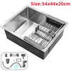 Large Super Deep Single Bowl Square Stainless Steel Kitchen Sink Frztgwoocwphfrm