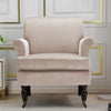 Occasional Velvet Fireside Armchair Single Sofa Padded Seat Tub Accent Chairs UK