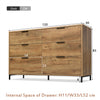 Modern Cabinet Chest of Drawers Bedroom Furniture Home Storage Bedside 6 Drawers