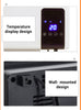 2kW Home Wall Fan Heater Timer Bathroom Workshop Electric Wall mounted Remote