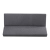 Grey Fabric 3 Seater Sofa Bed Recliner Sleeper Sofa Living Guest Room Sofabed
