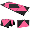 Folding Gymnastics Mat 4-Fold Exercise Mat Lightweight Yoga Mat Gym Fitness