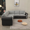 Luxury 2, 3 Seater Linen Fabric Couch Sofa Corner Chaise Living Room Furniture