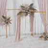 Set of 2 Wooden Wedding Arch Stand Backdrop Flower Balloon Frame Party