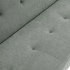 Fabric Upholstered Sofa Bed Convertible 3 Seater Click Clack Recliner Sleeper UK