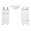 Professional Manicure Nail Table Beauty Salon Storage Station Desk With Drawers