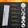 160x50cm LED Full Length Mirror Touch Sensor 3 Color Modes for Bedroom Bathroom