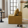 Free Combination Leather Sofa Cube with Detachable Backrest Sectional Floor Sofa