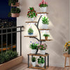 XL Plant Stand with Grow Lights Flower Holder Tree Shaped Bonsai Organizer Rack