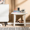Shower Bench Waterproof Bath Spa Shower Stool w/ Shelf & Non-slip Foot Pads