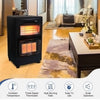 New 4.2kw Portable Heater Standing Heating Cabinet Butane Gas Heaters on Castors