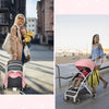 Lightweight Baby Stroller One-Hand Folding Compact Travel Stroller Adjustable