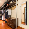 Lockable LED Mirror Jewelry Armoire Wall Mounted/Over Door Jewelry Organizer
