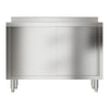 Single Bowl Commercial Kitchen Cabinet Stainless Steel Cupboard w/Sliding Door