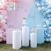 3/5pcs Metal Plinth Cylinder Dessert Cake Stand Display Table Tray Wedding Decor