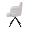 Modern 360°Swivel Chair Teddy Fleece Accent Armchair Leisure Chair Reading Chair